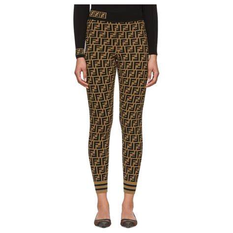 fendi monogram leggings|fendi clothing for women.